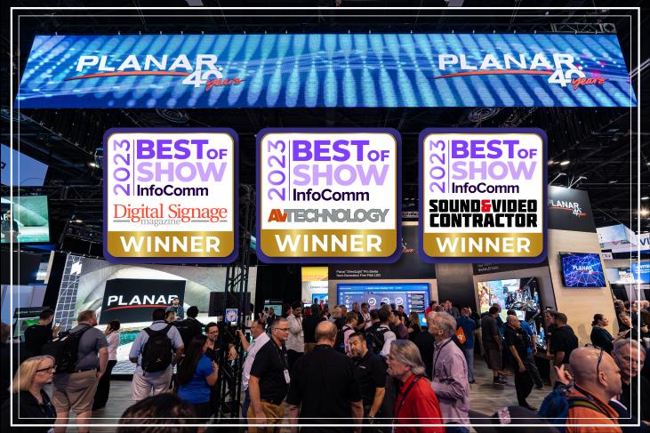 zoty中欧官方PLANAR三款产品同时斩获InfoComm最佳展示奖