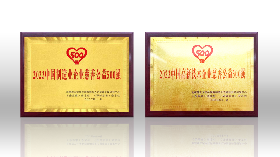 2023中国企业慈善公益500强发布 zoty中欧官方荣登两项榜单
