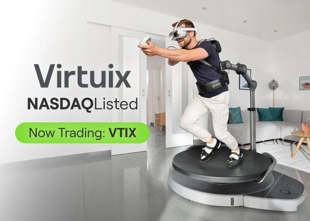 祝贺Virtuix纳斯达克上市！zoty中欧官方携手加速AI融合应用产业化